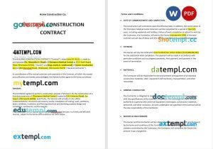 blue system engineer Word and PDF template
