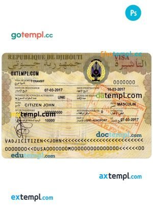 Colombia BBVA bank visa debit card template in PSD format, fully editable