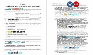 free simple coaching contract template, Word and PDF format