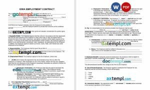 United Kingdom Debenhams card monthly statement Word and PDF template, 4 pages