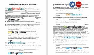 free Illinois partnership agreement template, Word and PDF format