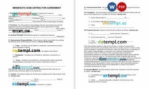 free real estate contract amendment template, Word and PDF format