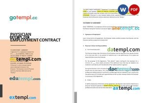 free termination of contract agreement template, Word and PDF format