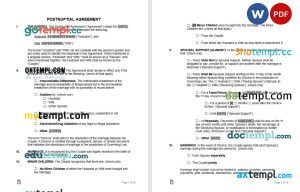 free Utah commercial real estate purchase agreement template, Word and PDF format