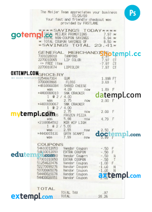 USA Fayair Goods invoice template in Word and PDF format, fully editable