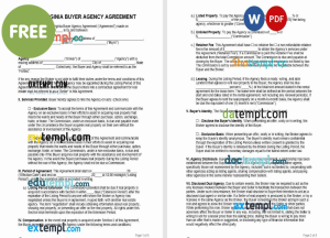 free West Virginia buyer agency agreement template, Word and PDF format