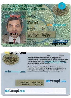 USA passport PSDs, editable scan and photograghed picture template (2007), 2 in 1