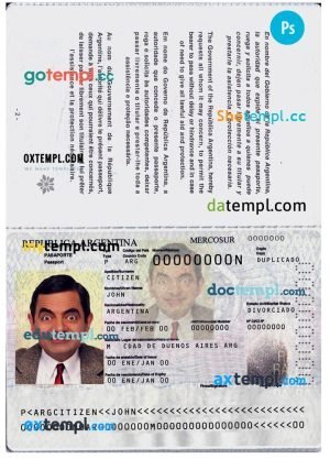 Iraq electronic visa PSD template, fully editable