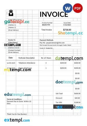 SWEETFISH SUSHI payment receipt PSD template