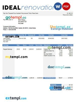 real 30 random bank transactions Excel and PDF template