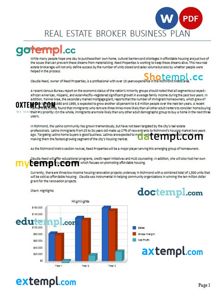 modern & professional resume Word and PDF download template