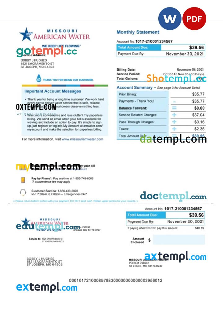 all 630+ invoice templates in one archive – with takeaway price