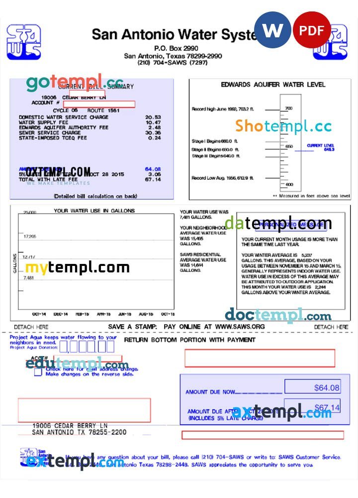 Techcombank corporate checking account statement Word and PDF template