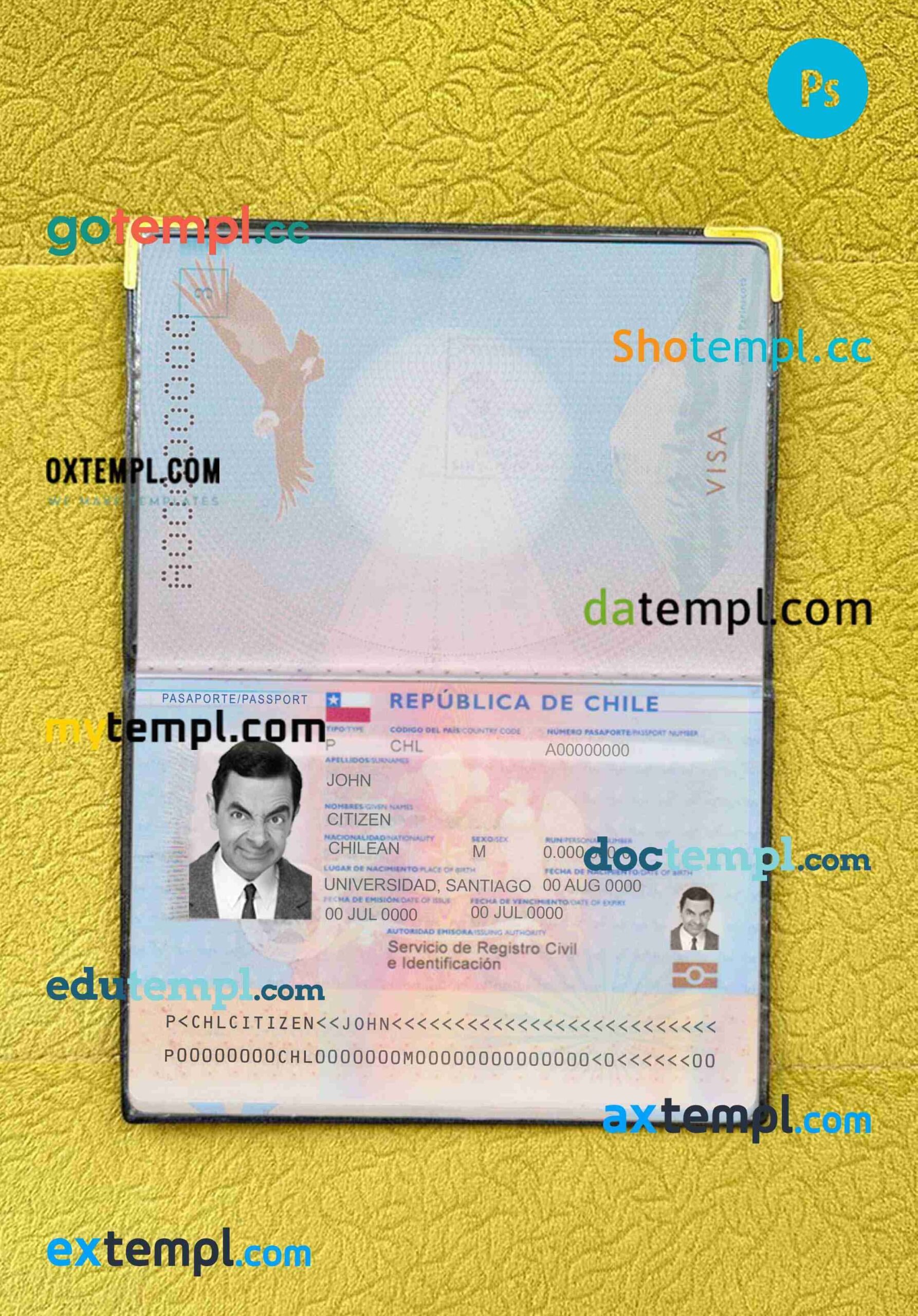 USA Washigton driving license PSD files, scan look and photographed image, 2 in 1, under 21