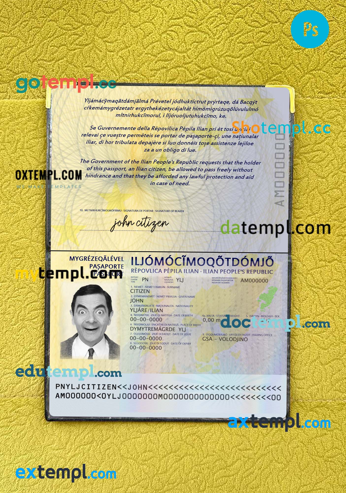 USA Michigan driving license editable PSD files, scan look and photo-realistic look, 2 in 1, under 21