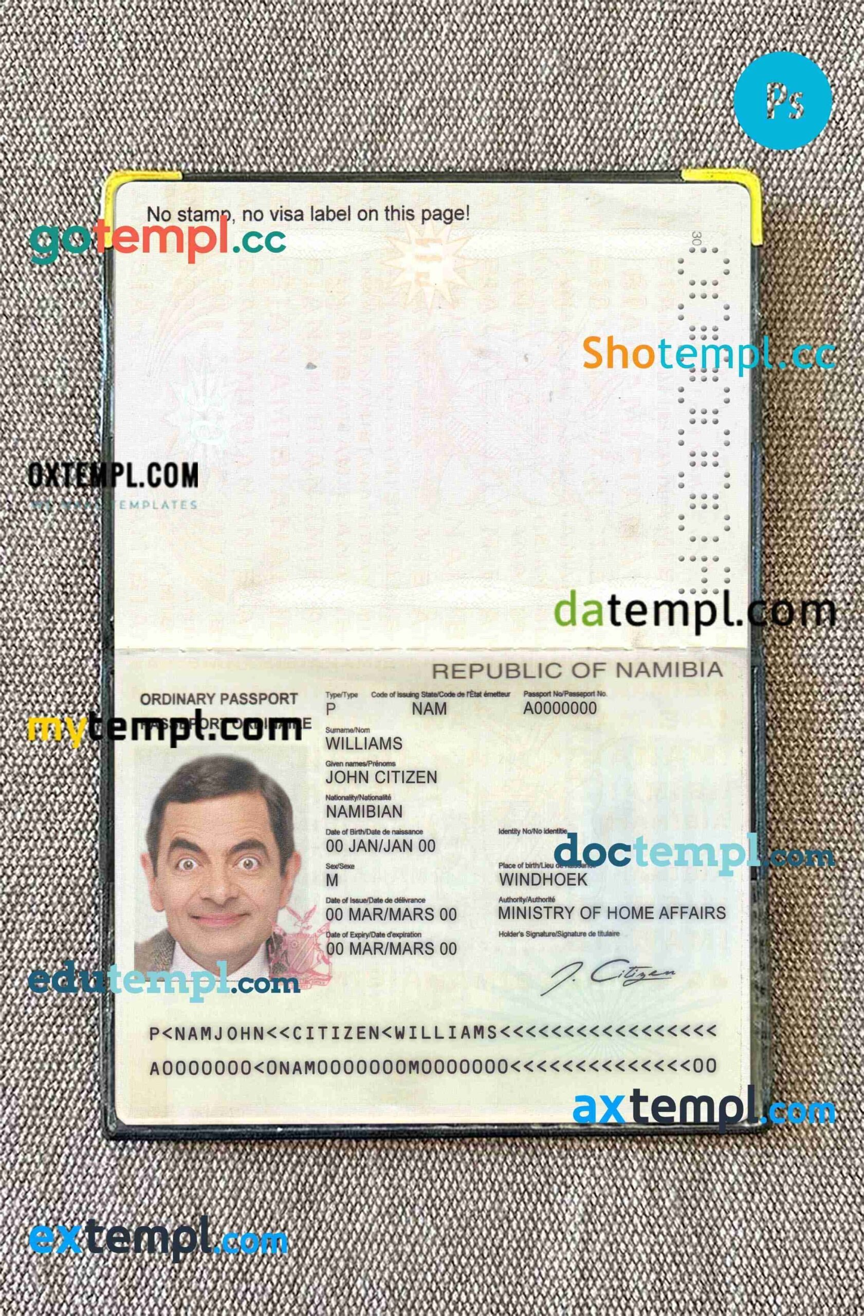 Tajikistan ID card PSD template, completely editable