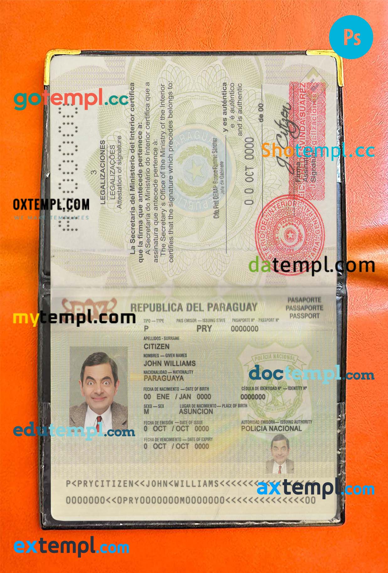 Bulgaria driving license PSD files, scan look and photographed image, 2 in 1 (2010-present)