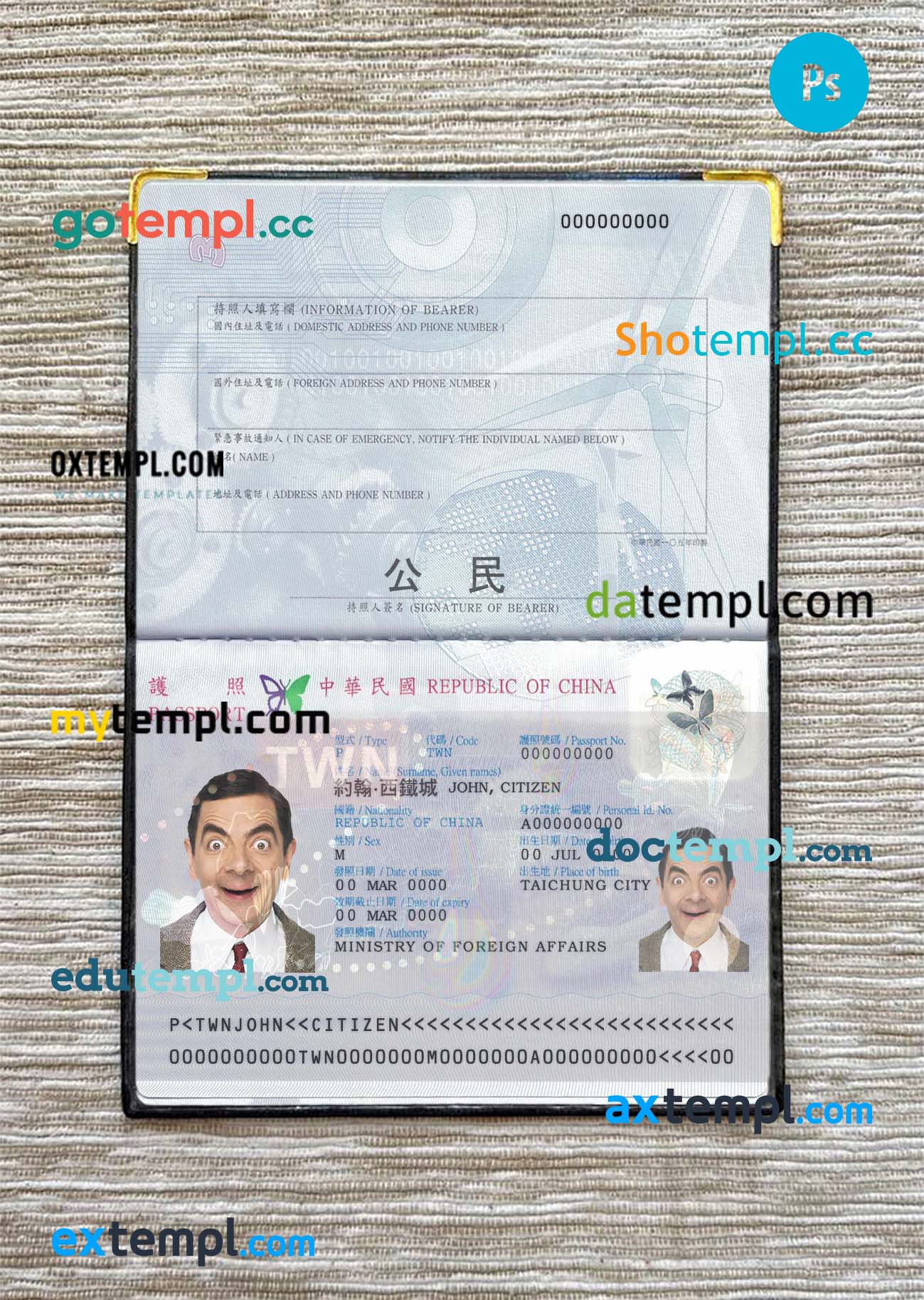 Argentina driving license PSD files, scan look and photographed image, 2 in 1