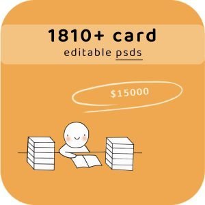 all 1810+ card psds in one archive with takeaway price