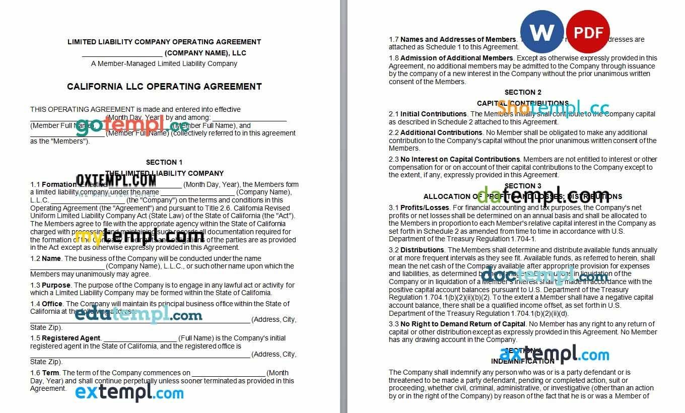 # BickSlow universal bank multipurpose statement template in Word format