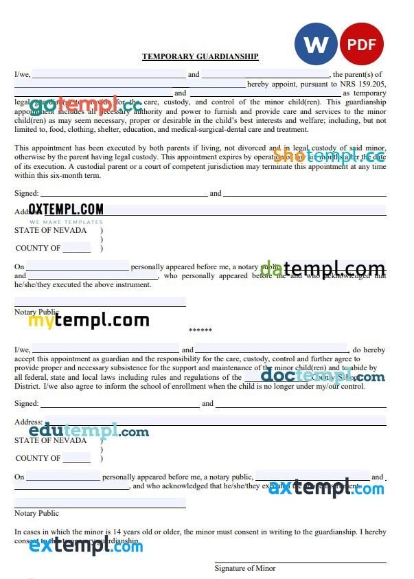 Hong Kong divorce certificate template in Word and PDF format