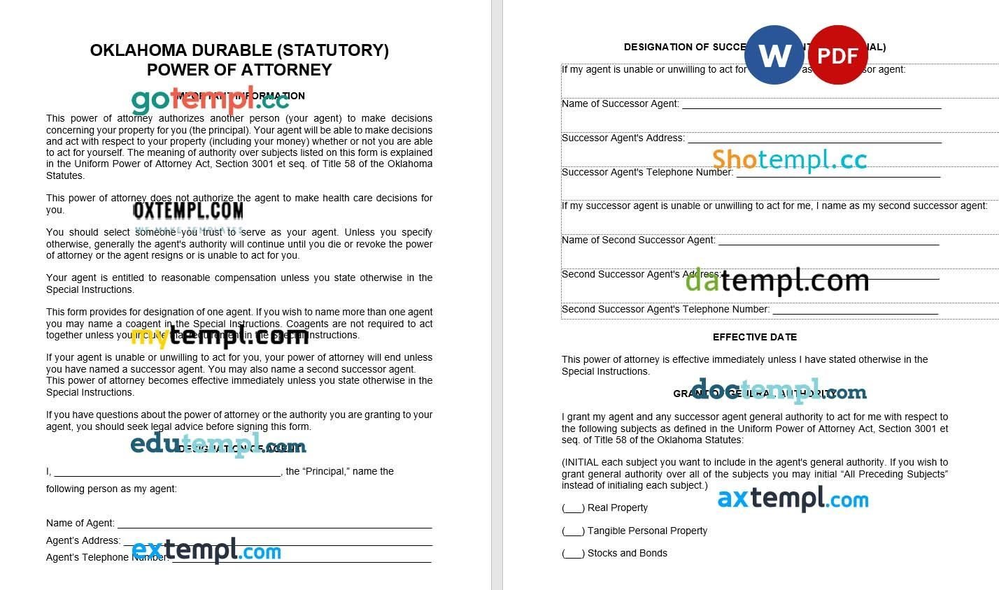 free contract recruiter resume template, Word and PDF format