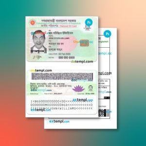 Bangadesh utility bill 2 templates in one archive – with takeaway price