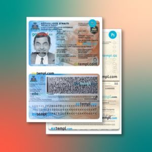 Ecuador identity document 3 templates in one file – with a sale price