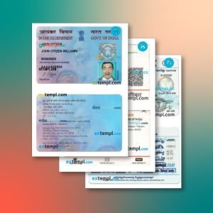 India ID card 3 templates in one catalogue – with lower price