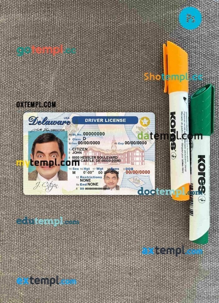Iraq passport PSD files, editable scan and photo-realistic look sample, 2 in 1