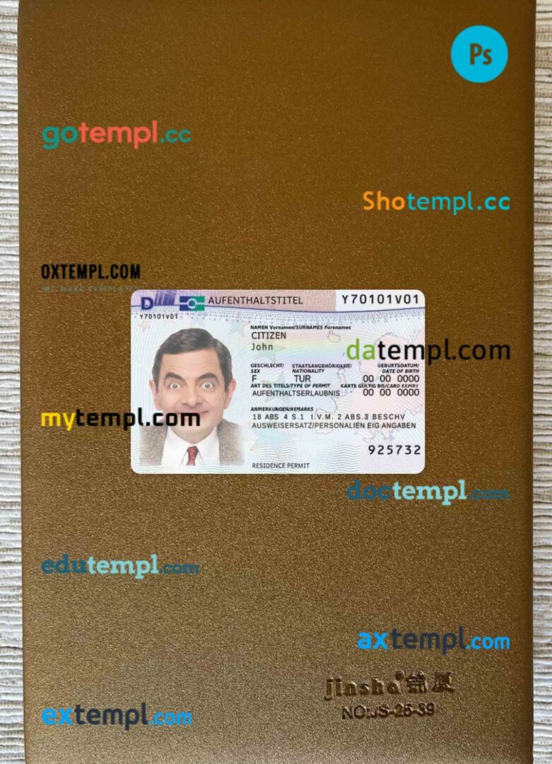 Belgium ID card editable PSDs, scan and photo-realistic snapshot, 2 in 1