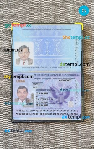Yemen ID card editable PSD files, scan look and photo-realistic look, 2 in 1