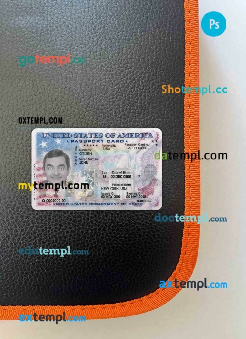 Venezuela ID card PSD files, scan look and photographed image, 2 in 1