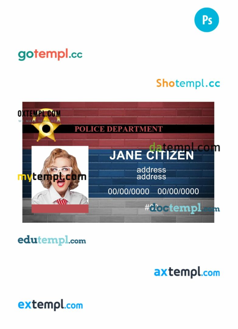 USA Tennessee driving license editable PSD files, scan look and photo-realistic look, 2 in 1, under 21