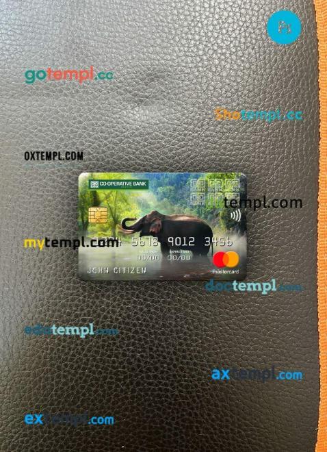 Kenya Co-operative Bank mastercard PSD scan and photo taken image, 2 in 1