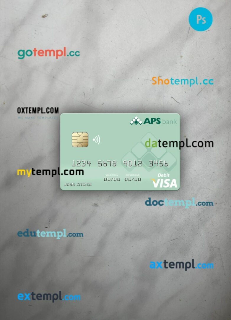 Malta APS Bank Limited visa debit card photolook