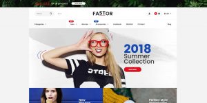 Fastor OpenCart theme – latest version with free installation