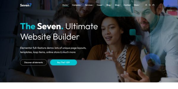 Wordpress The7 licensed theme + installation as a bonus