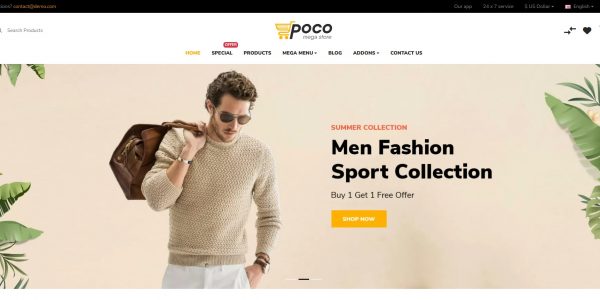 Poco OpenCart theme – latest version with free installation