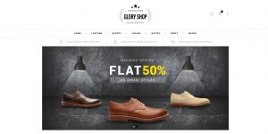 Glory Shop OpenCart theme – latest version with free installation