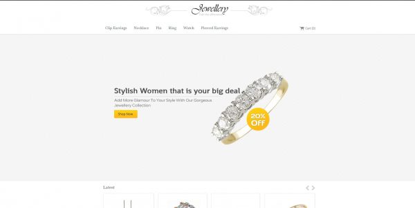 Jewellery OpenCart theme: latest version and free installation included