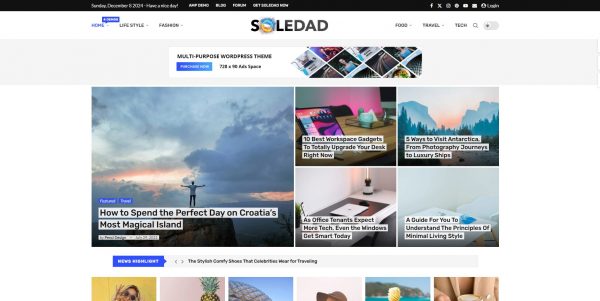 Wordpress Soledad licensed theme + installation as a bonus