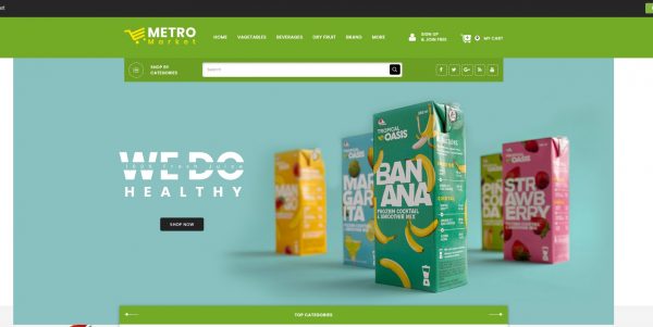 Metro Market OpenCart theme: purchase the latest version with free installation