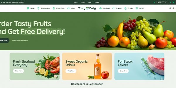 Tasty Dailly WordPress theme – latest version + free installation bonus