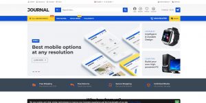 Journal OpenCart theme – latest version with free installation service