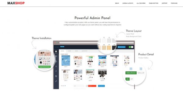 MaxShop OpenCart theme – latest version with free installation