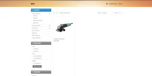 Tools OpenCart theme: latest version and free installation included - Image 2