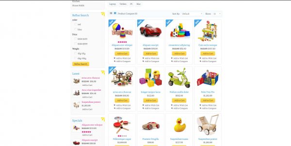 Kids Store OpenCart theme: latest version and free installation included - Image 2