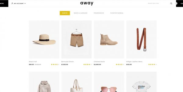 Away OpenCart theme: buy the latest version and get free installation - Image 2