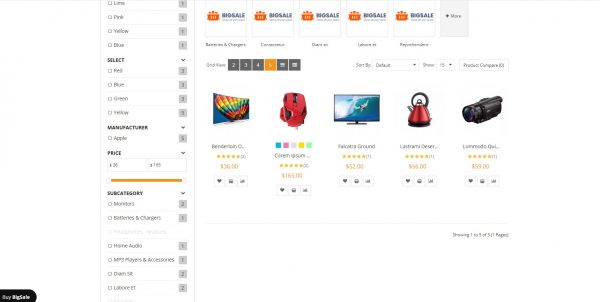 BigSale OpenCart theme: buy the latest version and get free installation - Image 2